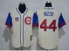 Chicago Cubs #44 Anthony Rizzo Cream 1942 Turn Back Cooperstown Cool Base Jerseys