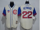 Chicago Cubs #22 Jason Heyward Cream 1942 Turn Back Cooperstown Cool Base Jerseys