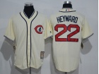 Chicago Cubs #22 Jason Heyward Cream 1929 Turn Back Cooperstown Cool Base Jerseys