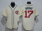 Chicago Cubs #17 Kris Bryant Cream 1929 Turn Back Cooperstown Cool Base Jerseys