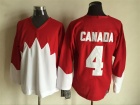 Team Canada #4 Bobby Orr Red 1972 Commemorative Hockey Jerseys