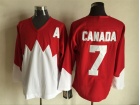 Team Canada #7 Phil Esposito Red 1972 Commemorative Hockey Jerseys