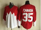 Team Canada #35 Tony Esposito Red 1972 Commemorative Hockey Jerseys