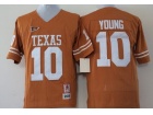 Youth Texas Longhorns #10 Vince Young Dark Orange College Football Jerseys