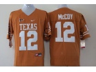 Youth Texas Longhorns #12 Colt McCoy Dark Orange College Football Jerseys