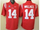 Ole Miss Rebels #14 Bo Wallace Red College Football Jerseys