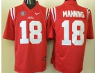 Ole Miss Rebels #18 Olivia Manning Red College Football Jerseys