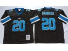 Detroit Lions #20 Barry Sanders Black Throwback Jersey