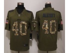 Tampa Bay Buccaneers 40 Mike Alstott Green Salute To Service Limited Football Jerseys