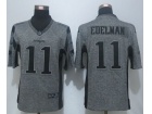 New England Patriots #11 Julian Edelman Gridiron Gray Limited Football Jerseys