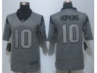 Houston Texans #10 DeAndre Hopkins Gray Limited Football Jerseys