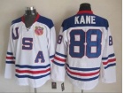 Team USA #88 Patrick Kane White 2010 Olympics Hockey Jerseys