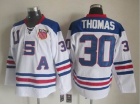 Team USA #30 Tim Thomas White 2010 Olympics Hockey Jerseys