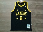 Los Angeles Lakers #8 Kobe Bryant Black 2004-05 Hardwood Classic Throwback Jerseys