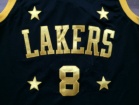 Los Angeles Lakers #8 Kobe Bryant Black 2004-05 Hardwood Classic Throwback Jerseys