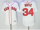 Boston Red Sox #34 David Ortiz White 2016 Flexbase Jersey