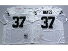 Oakland Raiders #37 Lester Hayes White Throwback Football Jerseys