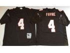 Atlanta Falcons #4 Brett Favre Black Throwback Football Jersey