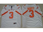 2016 Clemson Tigers #3 Artavis Scott White College Football Limited Jersey