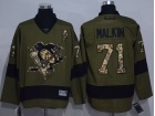 Pittsburgh Penguins #71 Evgeni Malkin Green Salute To Service Hockey Jersey