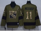 New York Rangers #11 Mark Messier Green Salute To Service Hockey Jersey