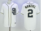 San Diego Padres #2 Johnny Manziel White 2016 Cool Base Jerseys