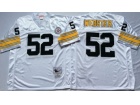 Pittsburgh Steelers #52 Mike Webster White Throwback Football Jerseys