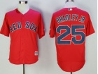 Boston Red Sox #25 Jackie Bradley Jr Red Cool Base Jerseys