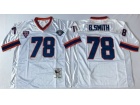 Buffalo Bills #78 Bruce Smith White Throwback Football Jerseys