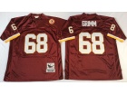 Washington Redskins #68 Russ Grimm Red Throwback Football Jerseys