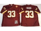 Washington Redskins #33 Sammy Baugh Red Throwback Football Jerseys