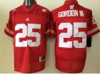 Youth Wisconsin Badgers #25 Melvin Gordon III Red College Football Jerseys