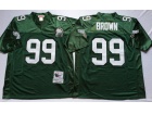 Philadelphia Eagles #99 Jerome Brown Green Throwback Football Jerseys