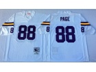 Minnesota Vikings #88 Alan Page White Throwback Football Jerseys