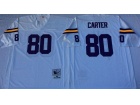 Minnesota Vikings #80 Cris Carter White Throwback Football Jerseys