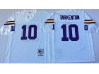 Minnesota Vikings #10 Fran Tarkenton White Throwback Football Jerseys