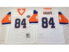 Danver Broncos #84 Shannon Sharpe White Throwback Football Jerseys