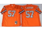 Danver Broncos #57 Tom Jackson Orange Throwback Football Jerseys