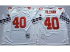 Arizona Cardinals #40 Pat Tillman White Throwback Football Jerseys