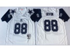 Dallas Cowboys #88 Michael Irvin White Men's Mitchell & Ness Throwback Football Jerseys