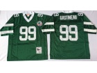 New York Jets #99 Mark Gastineau Green Throwback Football Jerseys