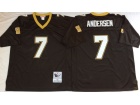 New Orleans Saints #7 Kadarron Anderson Black Throwback Football Jerseys