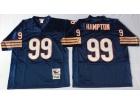 Chicago Bears #99 Dan Hampton Blue with Small Number Throwback Football Jerseys