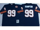 Chicago Bears #99 Dan Hampton Blue with Big Number Throwback Football Jerseys