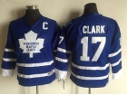 Youth Toronto Maple Leafs #17 Wendel Clark Blue CCM Hockey Jersey