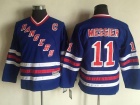 Youth New York Rangers #11 Mark Messier Blue CCM Hockey Jersey