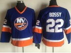 Youth New York Islanders #22 Mike Bossy Blue CCM Hockey Jersey