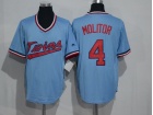 Minnesota Twins #4 Paul Molitor Blue Throwback Jersey