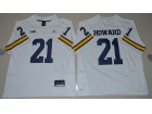 Jordan Brand Michigan Wolverines #21 Desmond Howard White College Football Limited Jersey