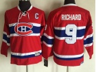 Youth Montreal Canadiens #9 Maurice Richard Red Hockey Jersey